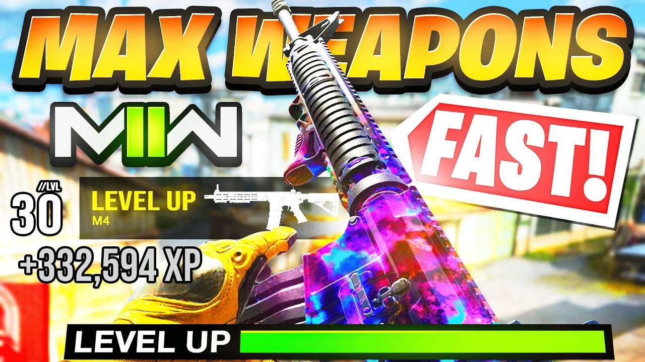 LEVEL UP WEAPONS INSTANTLY IN MODERN WARFARE 2 - 9 BEST Ways to Rank Up Weapons FASTER! (MW2 Max XP)