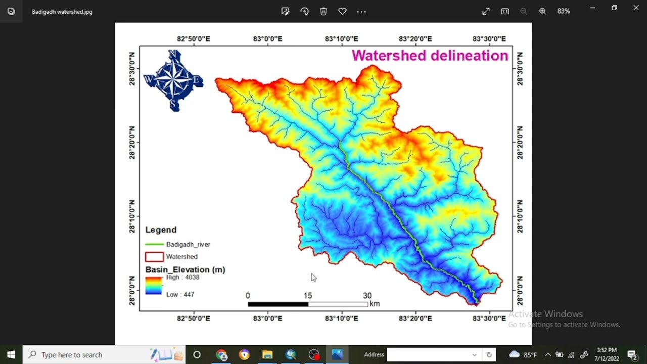 Watershed delineation in ArcGIS @gistutorial_easytutorial