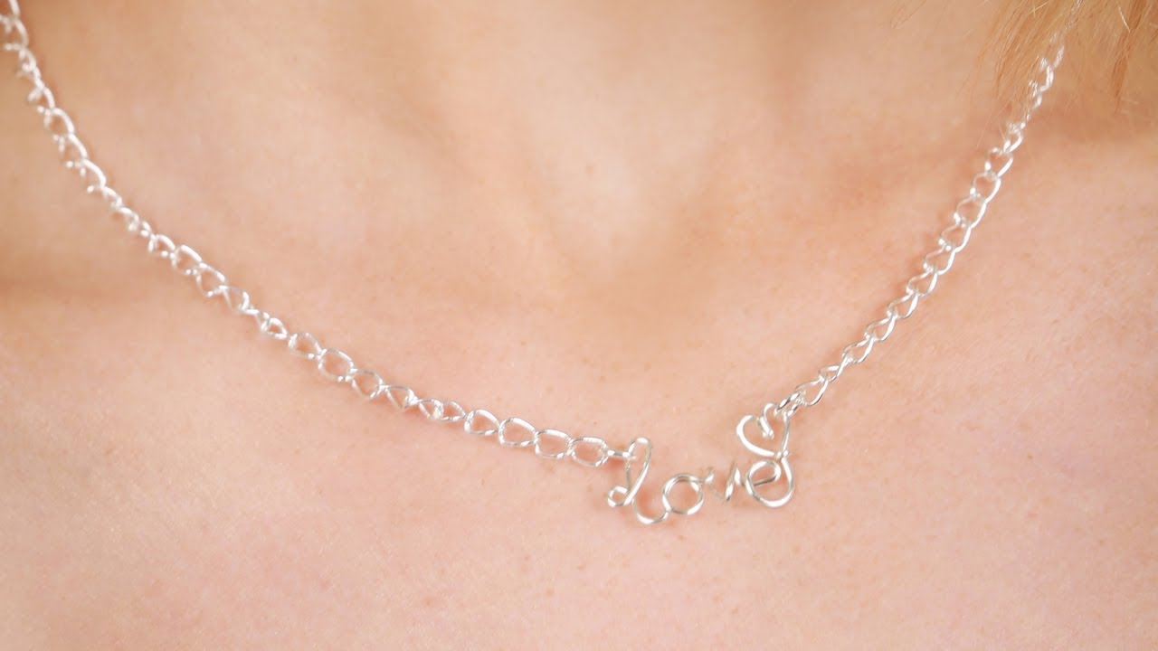 DIY Personalised Jewellery - Wire Writing Tutorial