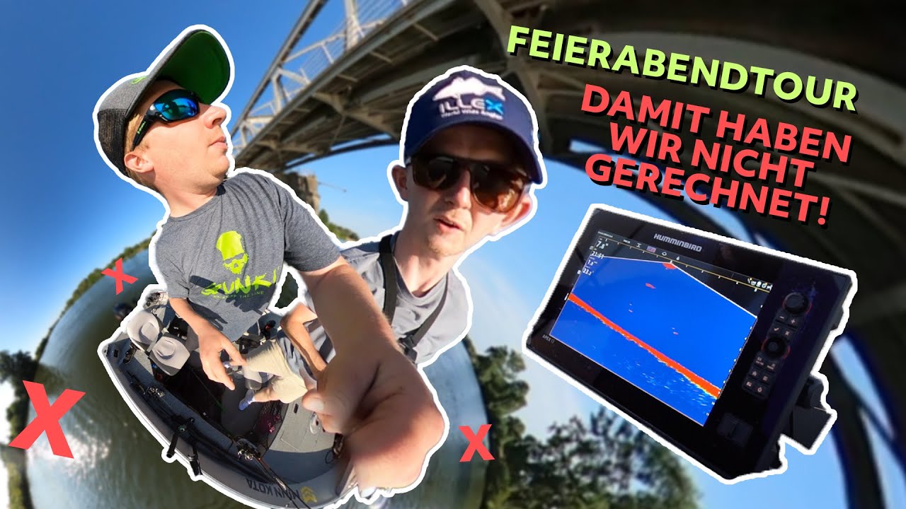 Angeln im Fluss - Eine spektakul&auml;re Feierabendtour vom Boot