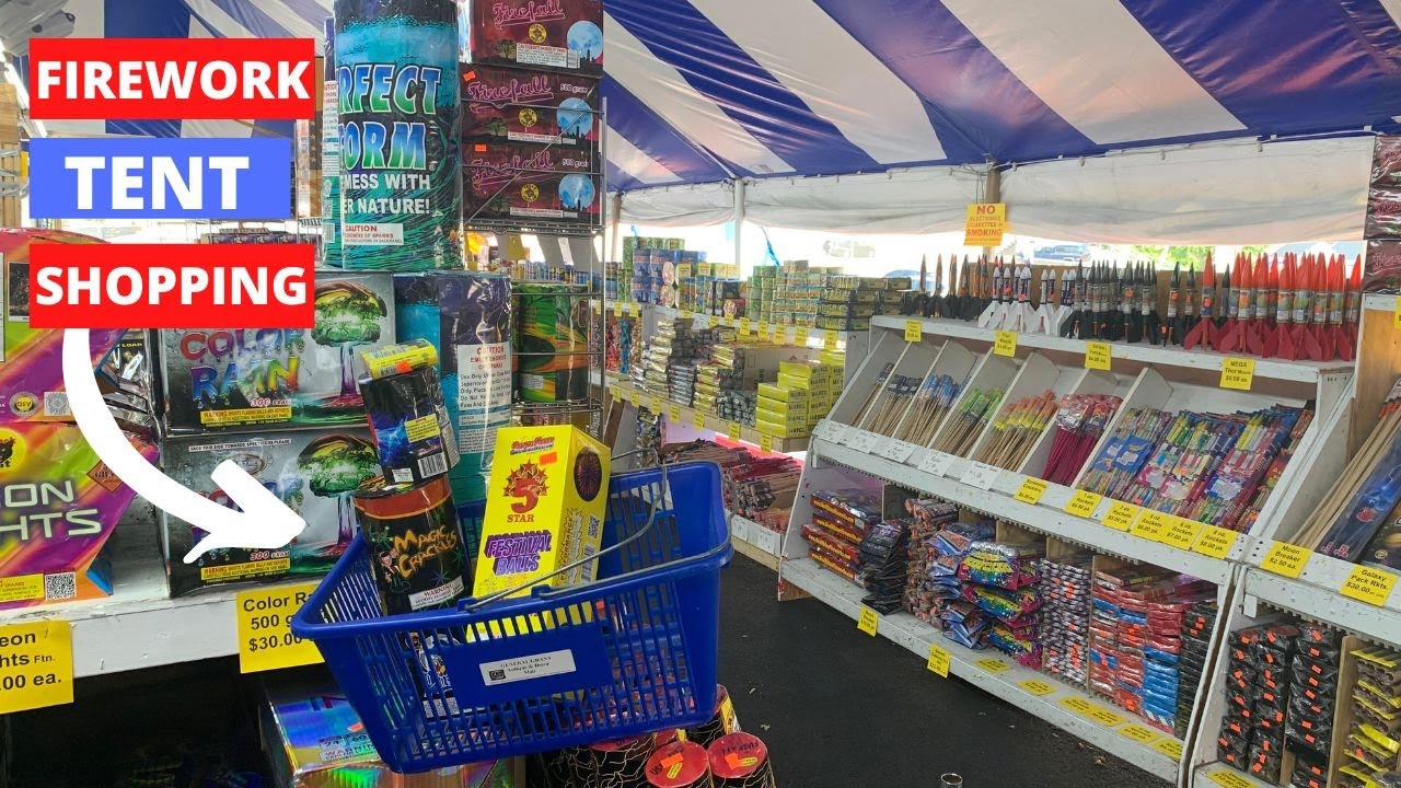 Firework TENT Shopping!