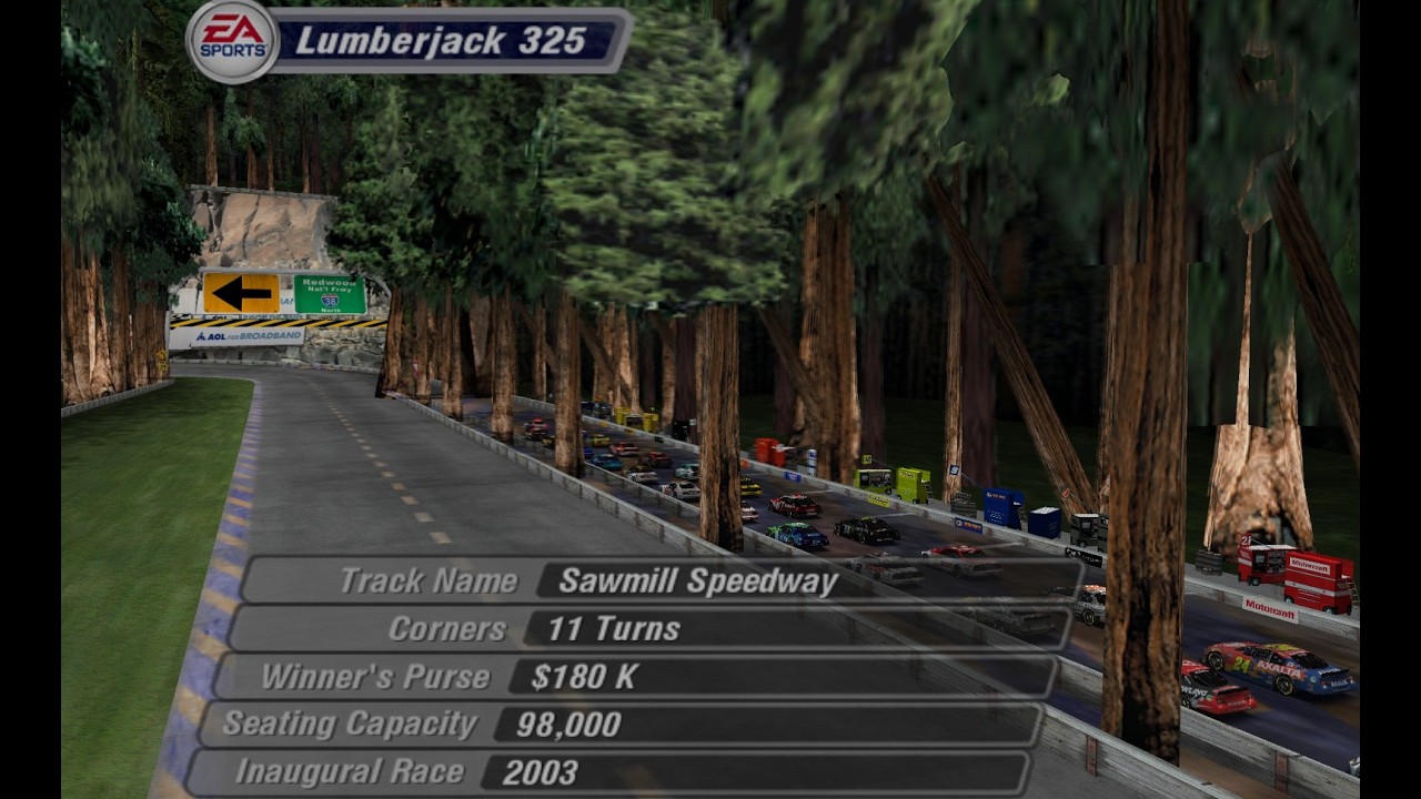 Lumberjack 325 @ Sawmilll Road Course| Race 3/36 2025 Season| Nascar Thunder 2004