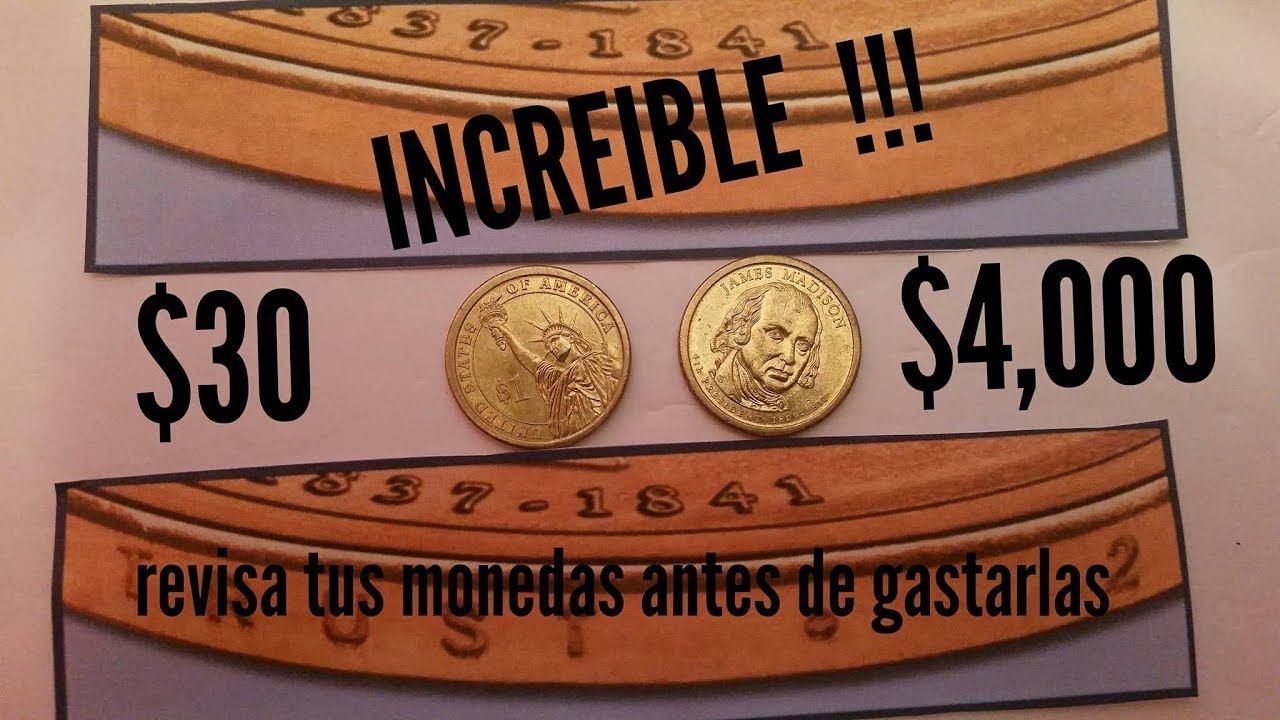 MONEDAS PRESIDENCIALES DE 1 DOLAR CON VALOR EXTRA!!!!!!( recuerda participar al final del video)