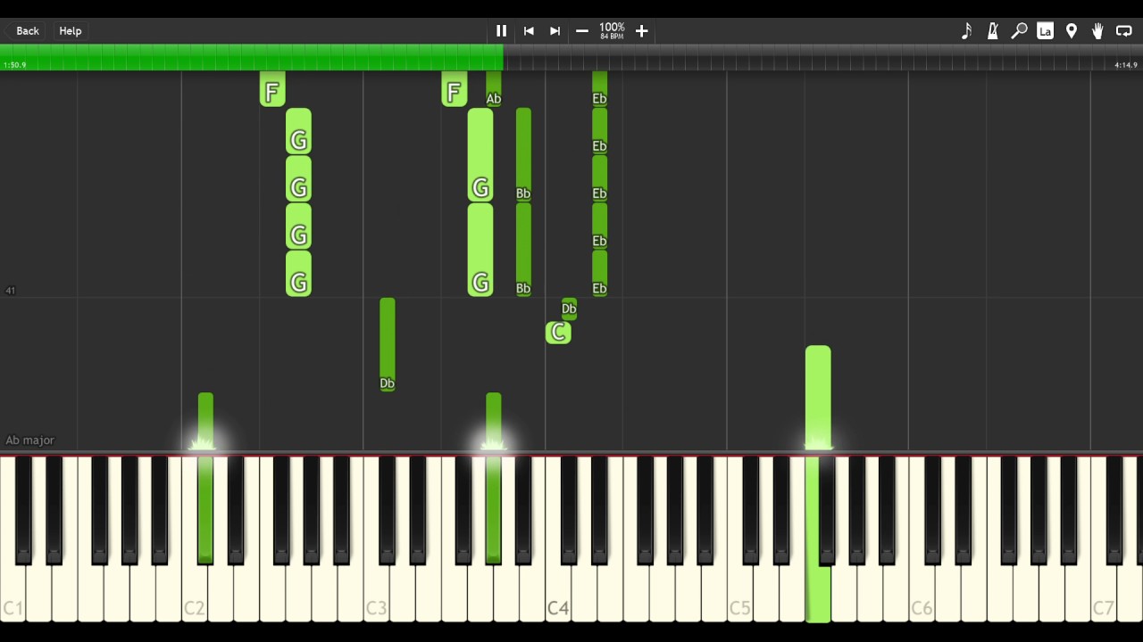 Full Metal Panic - Karenai Hana - [Synthesia] Piano cover