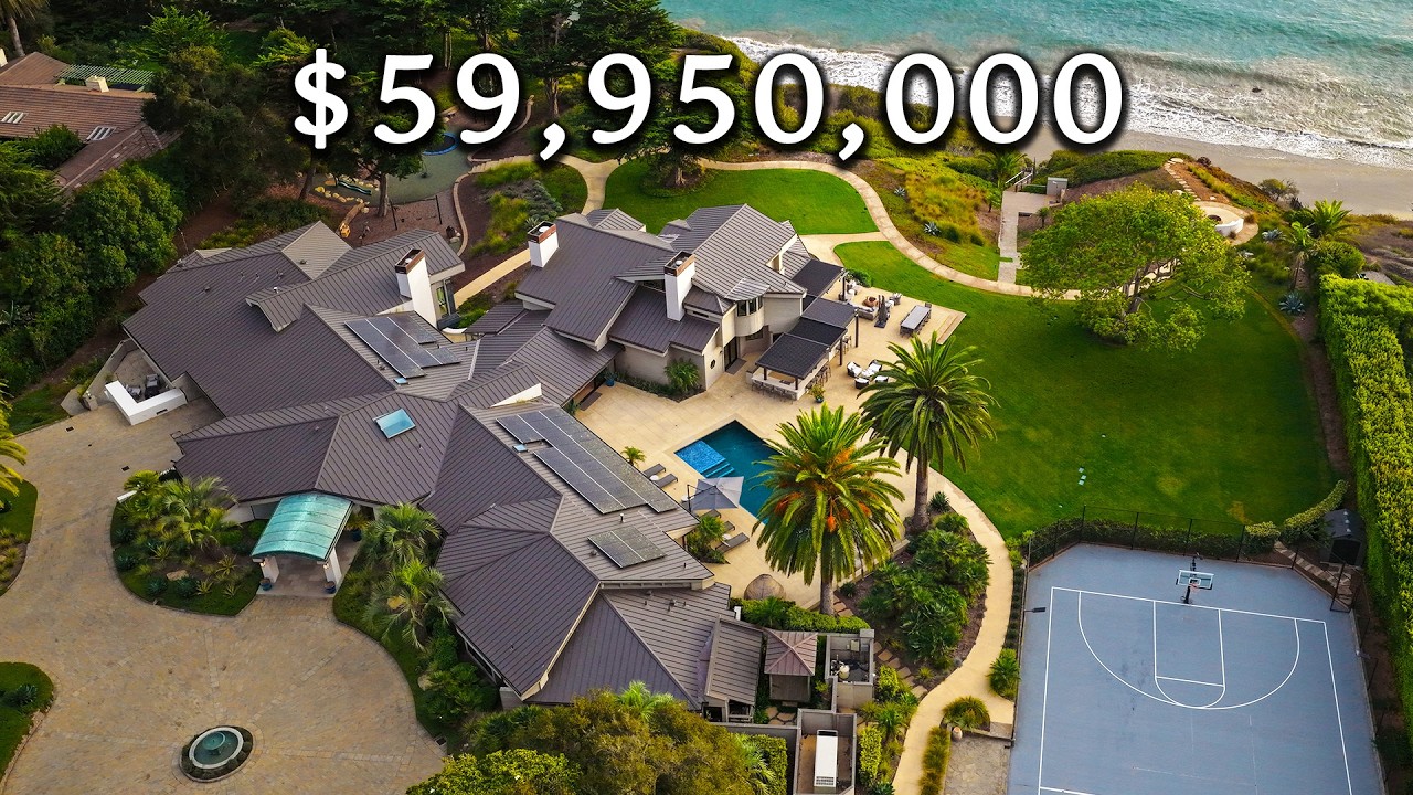 Inside a California Bluff Side Mansion Built For Entertainment