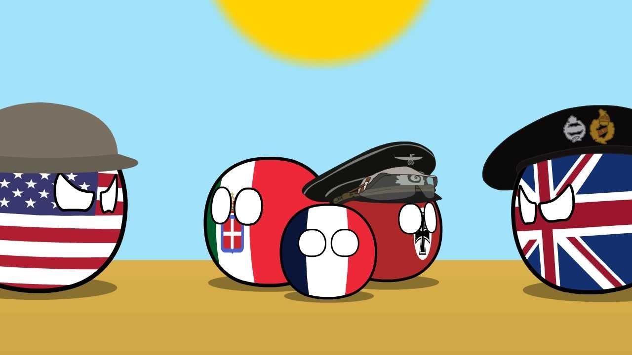 North African Campaign (1940-1943) | Countryballs |  Full