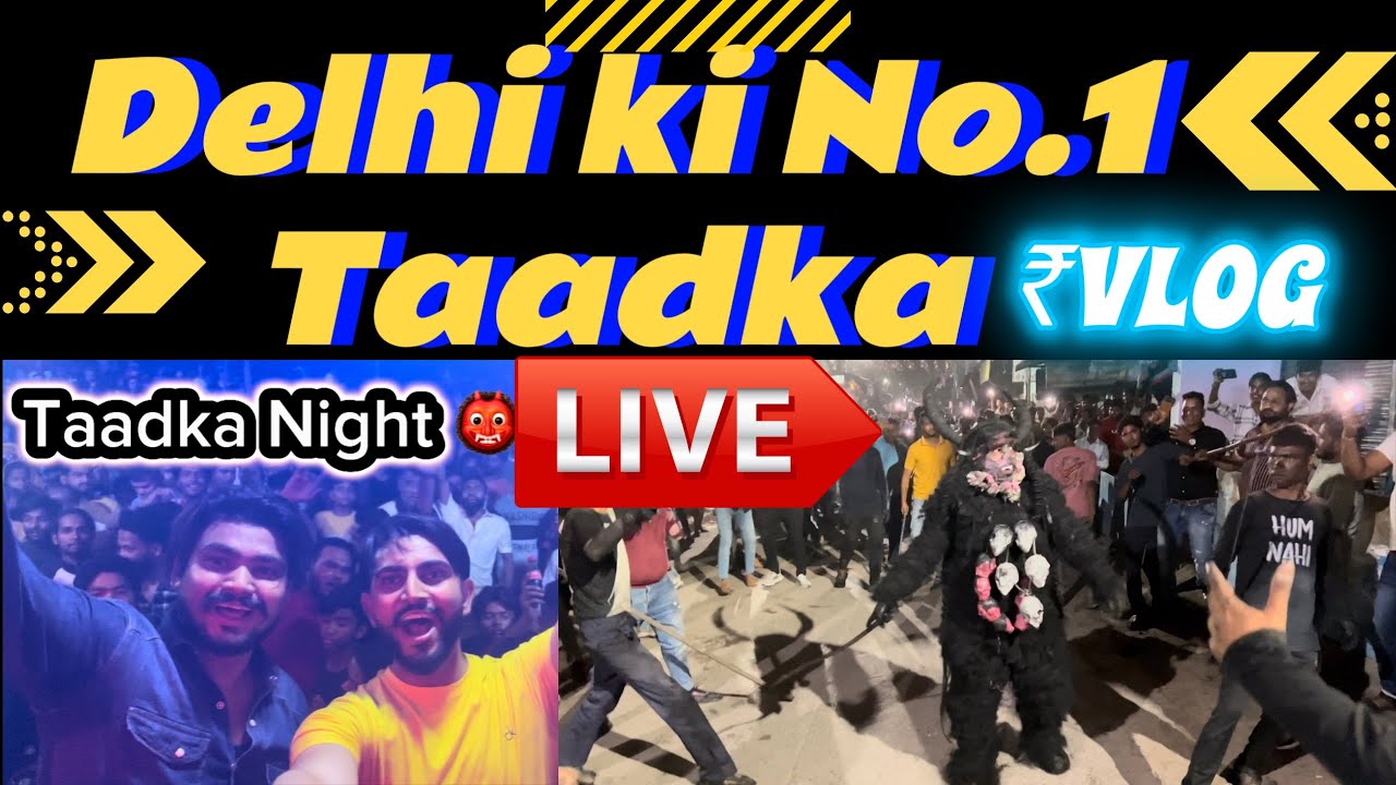 TAADKA WADH 🔥🔥-  SULTAN PURI A BLOCK NUMBER .1 TAADKA ( RAVI BHAYANKAR)💪💪