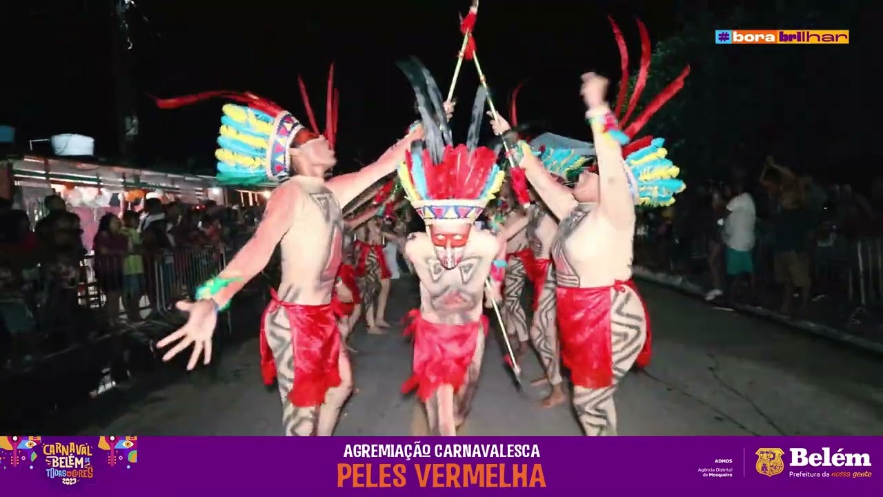 Desfile Peles Vermelha - Carnaval Bel&eacute;m de Todas as Cores 2023