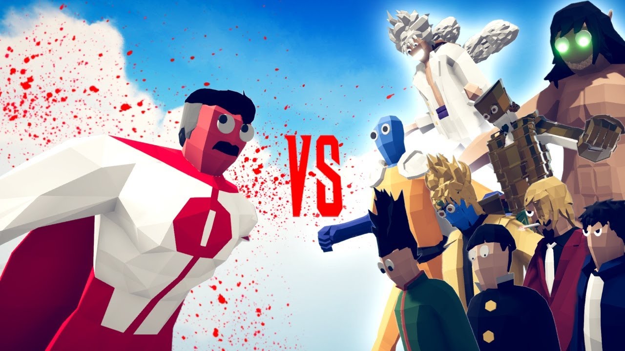 OMNI MAN VS EVERY ANIME UNIT IN TABS | Totally Accurate Battle Simulator