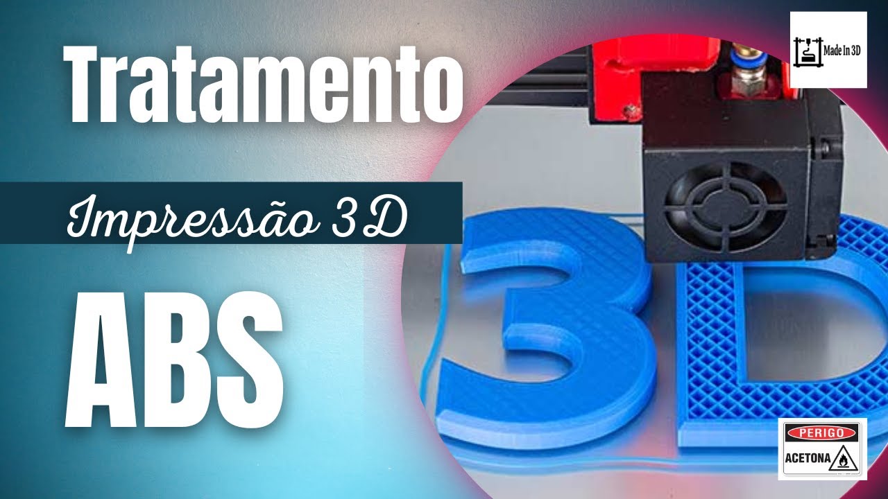 COMO DAR ACABAMENTO EM PEÇAS IMPRESSAS EM ABS SEM LIXAR