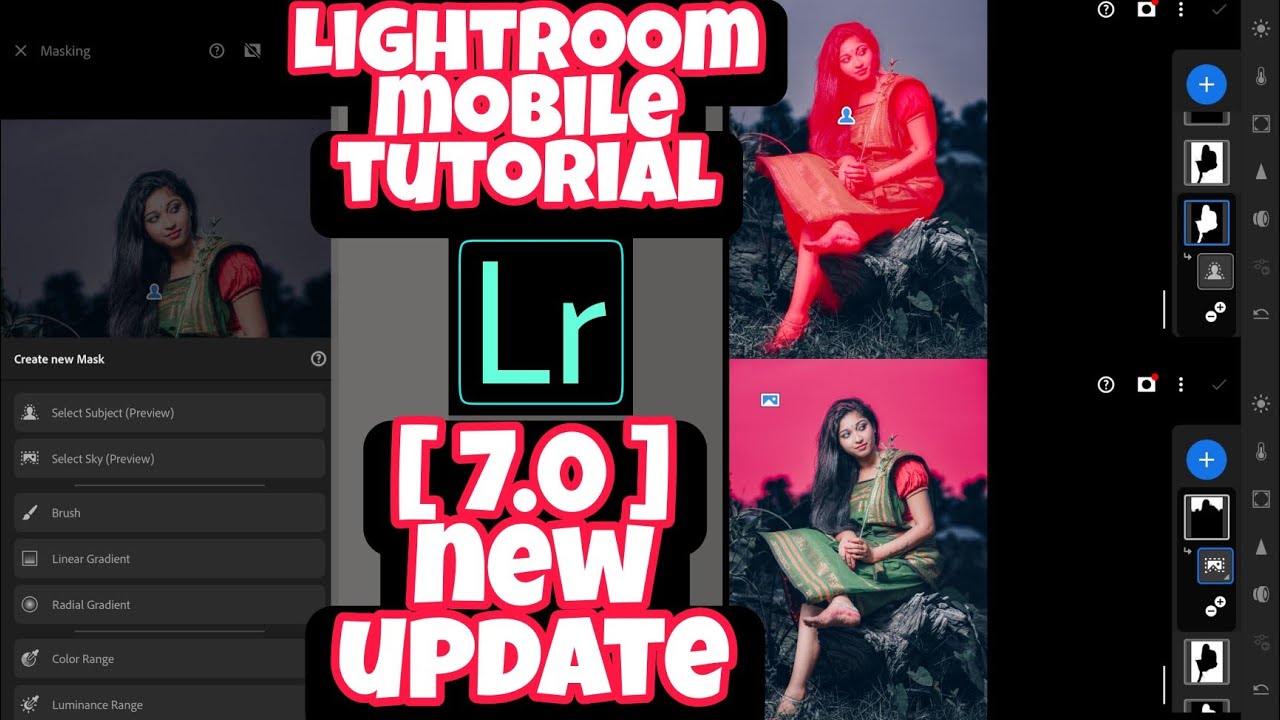 Photo editing tutorial | New updated Lightroom mobile [ 7.0 ]