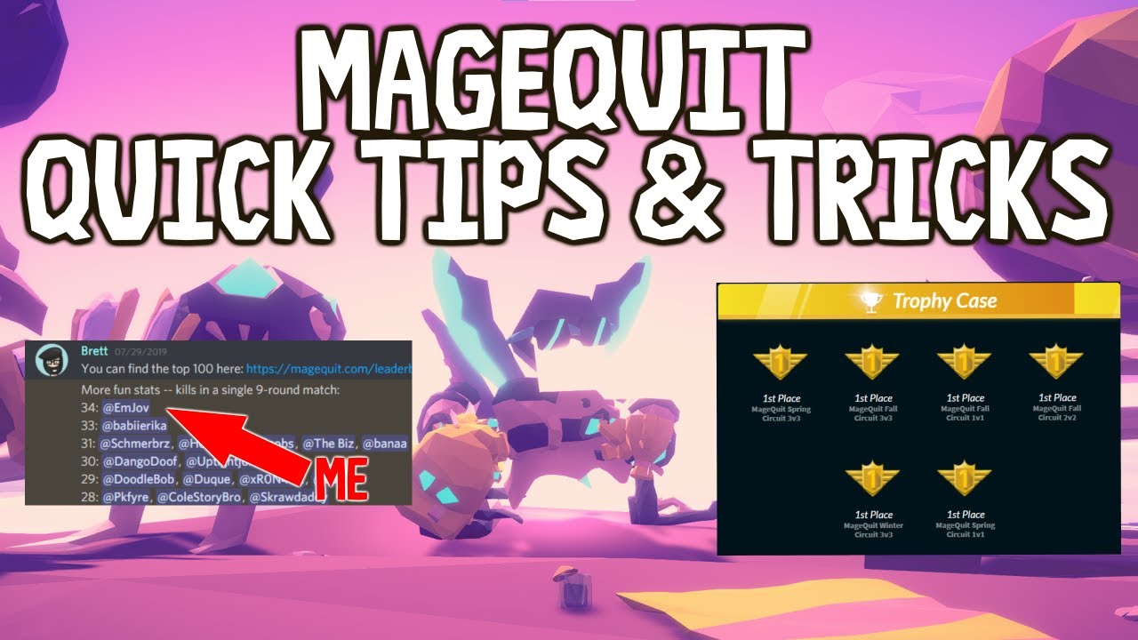 TOP PLAYER IN MAGEQUIT Quick Tips and Tricks