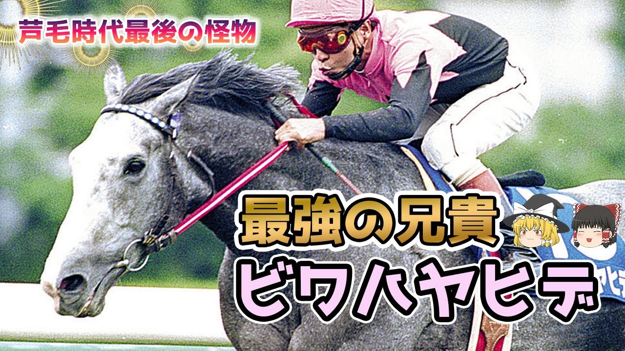 【ゆっくり解説】競馬名馬ゆっくり解説 ⑮最強の兄貴  ビワハヤヒデ