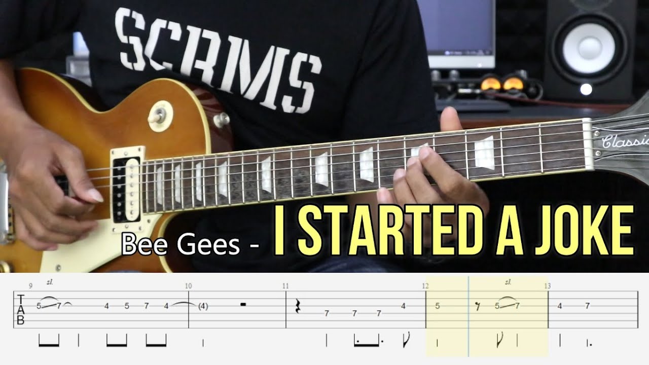 I Started a Joke - Bee Gees - Guitar Instrumental Cover + Tab