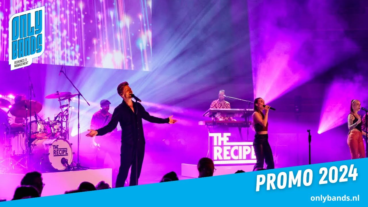 Coverband THE RECIPE promo video ONLY BANDS - The Recipe boeken