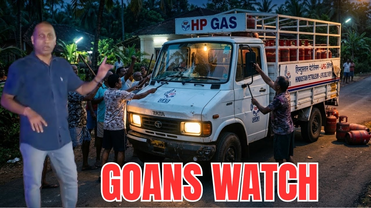 HP Gas Van Attacked At Cuncolim - Staff Assaulted, Supply at Risk