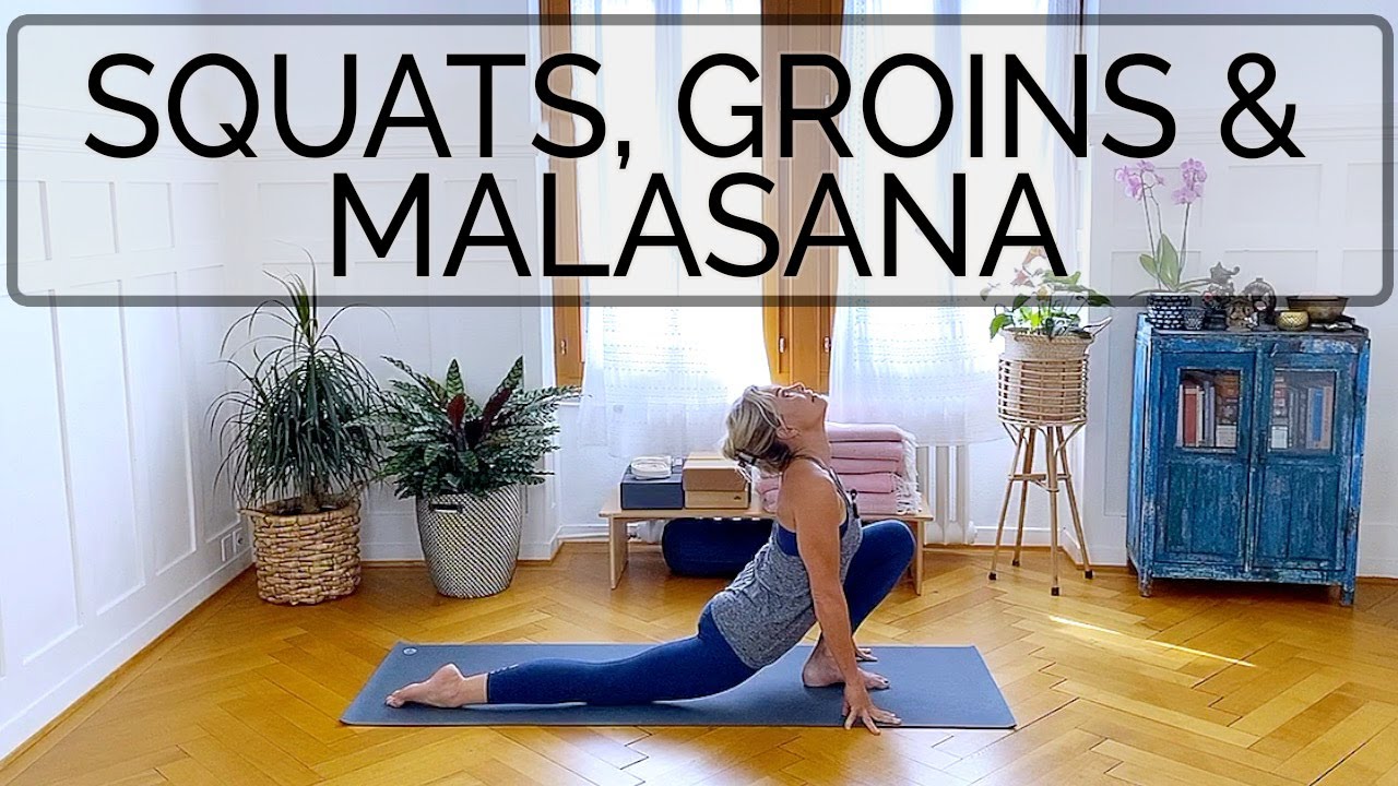 Yoga Practice | Squats, Groins and Malasana | Intermediate Level |  60 min |  Cat de Rham | | OYT