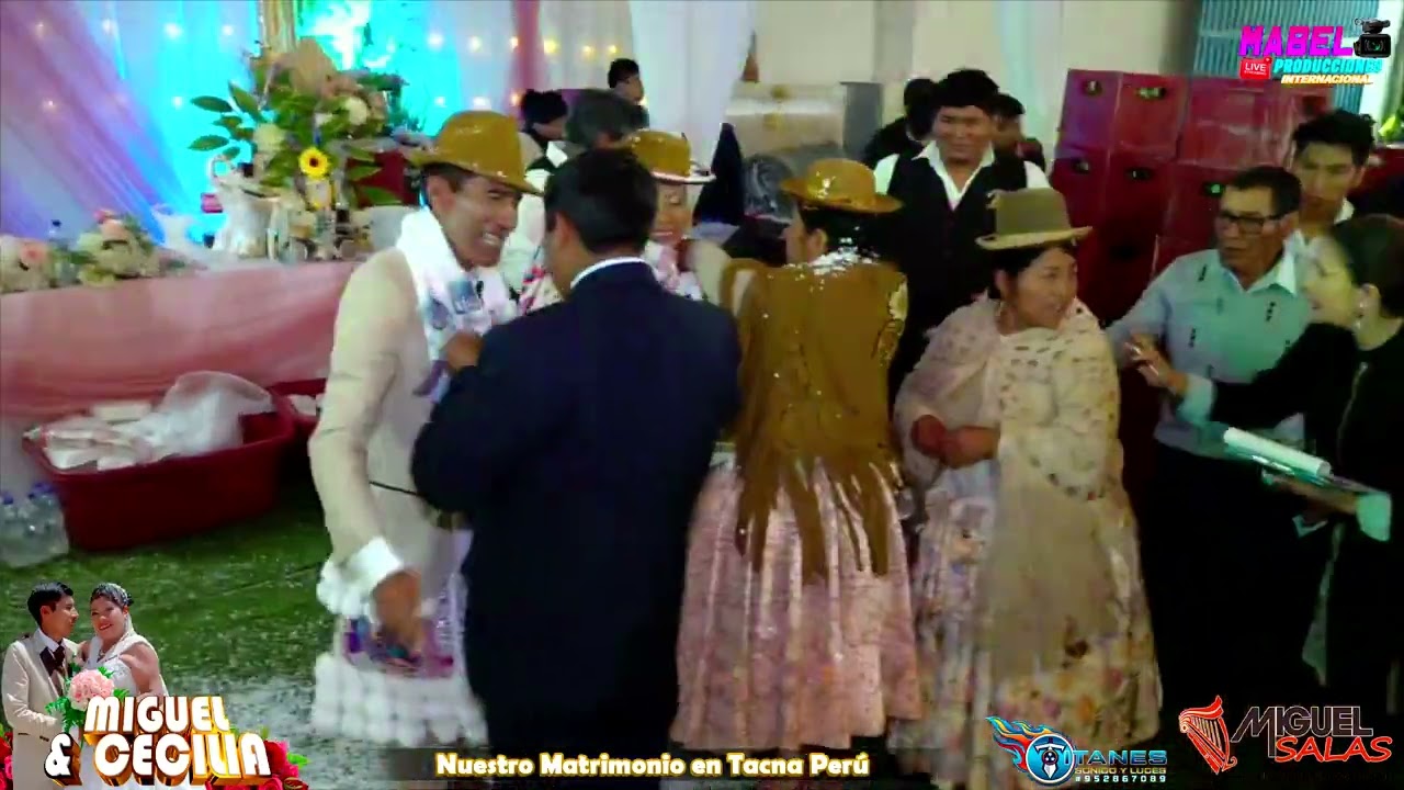 MIGUEL SALAS en la Boda de MIGUEL Y CECILIA - Tacna Perú