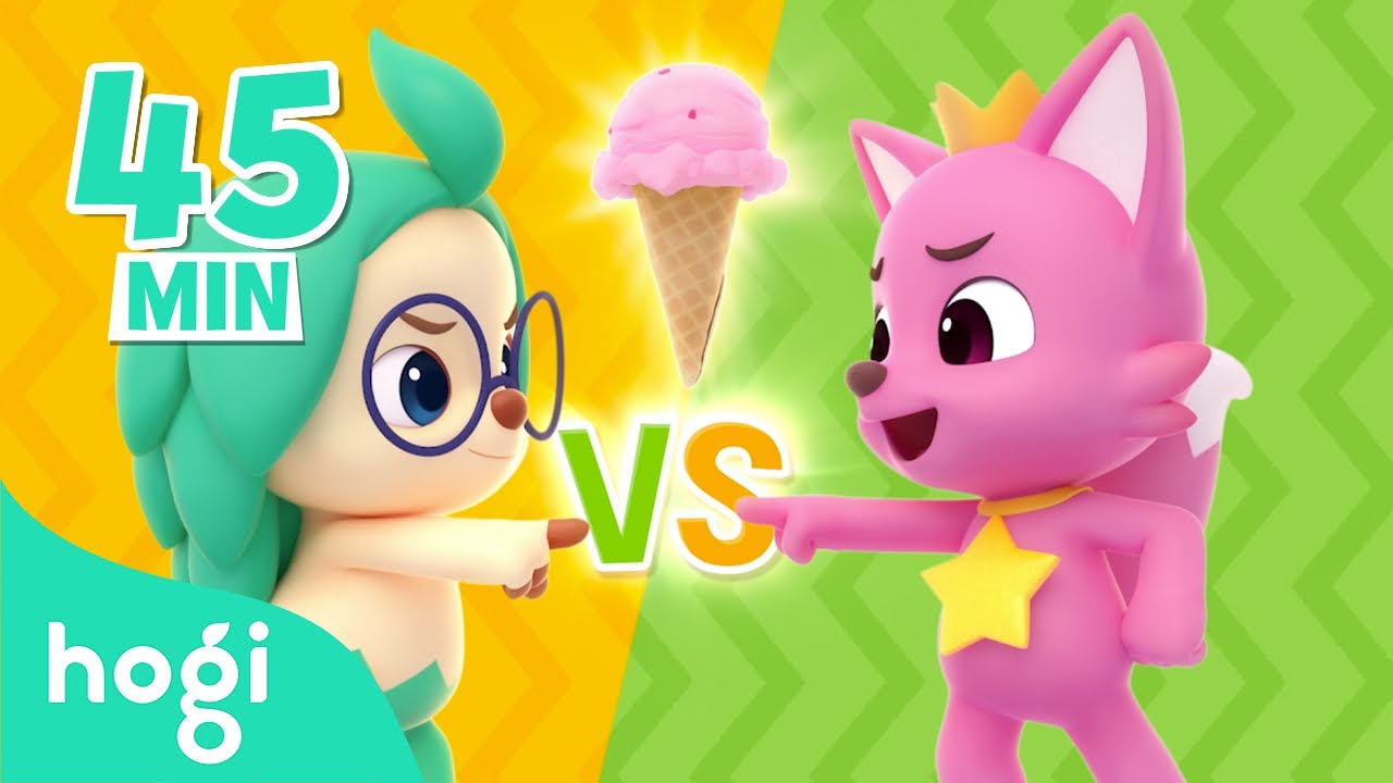 Eeny meeny miny moe and more | + Compilation | Sing Along with Pinkfong & Hogi | Hogi Nursery Rhymes