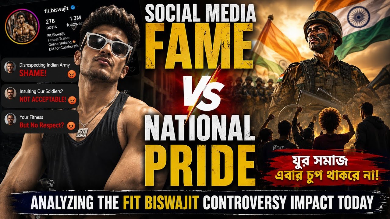 Social Media Fame vs National Pride: Analyzing the Fit Biswajit Controversy Impact Today