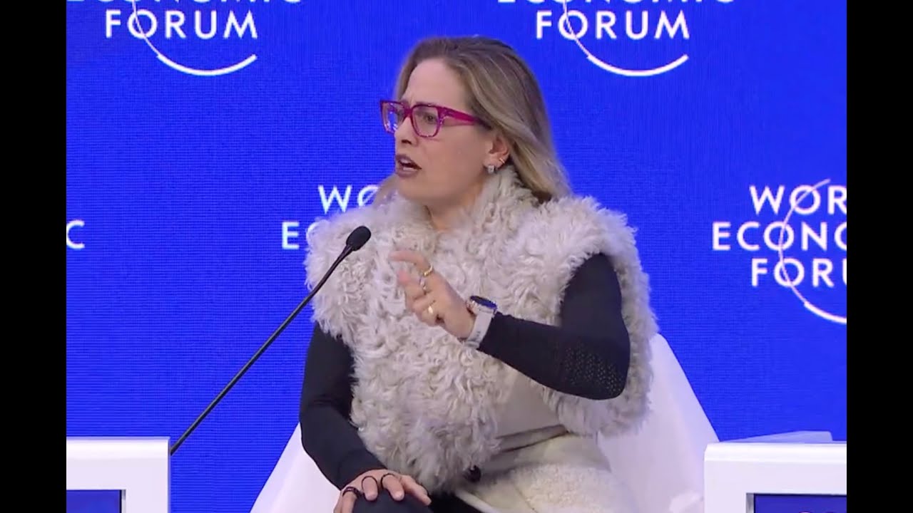 Senator Sinema HUMILIATES herself on stage in Switzerland