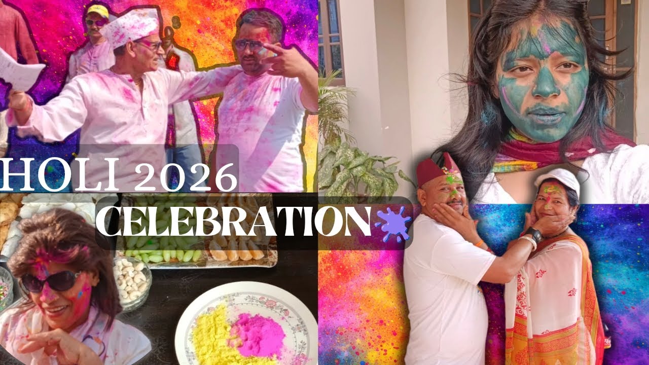 Holi 2026 Celebration Vlog🫟 | Papa Ki Ek Baat Aur Doston Ki Zordaar Taliyan 😂🎉|| Anjali khati ✨