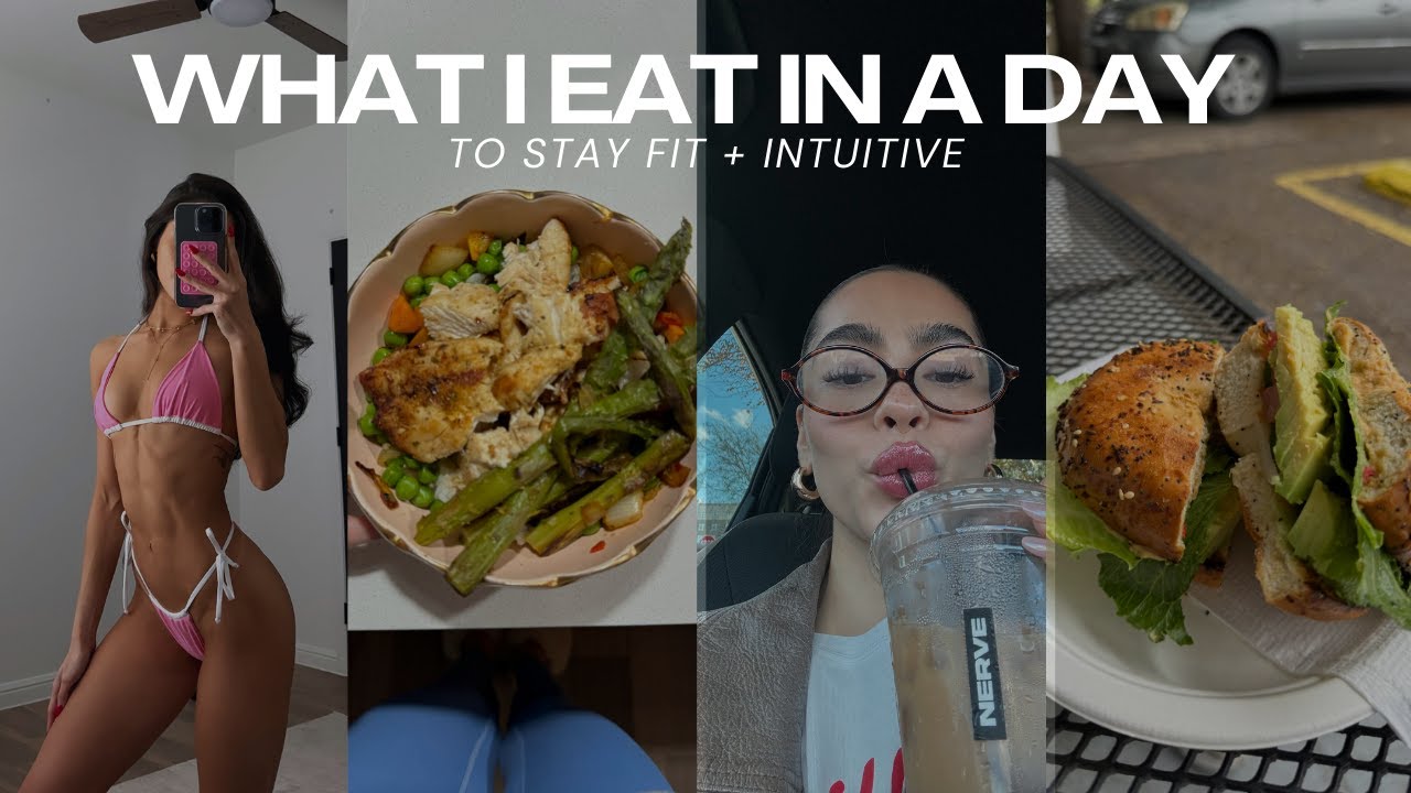 what I eat in a day | simple, realistic, healthy,  intuitive, my workout routine 🥑🤍