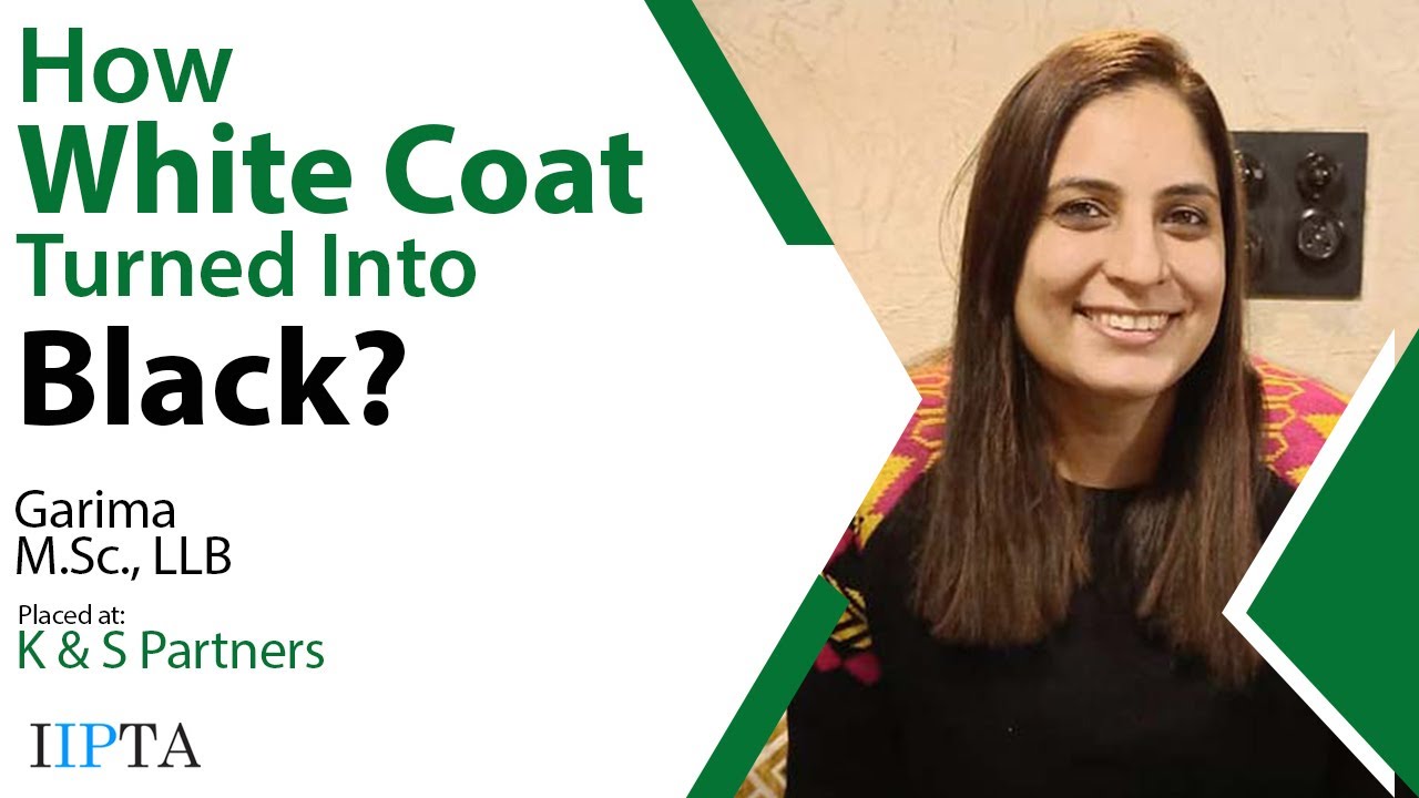 M.Sc. Chemistry, LLB Graduate started her career in IP
