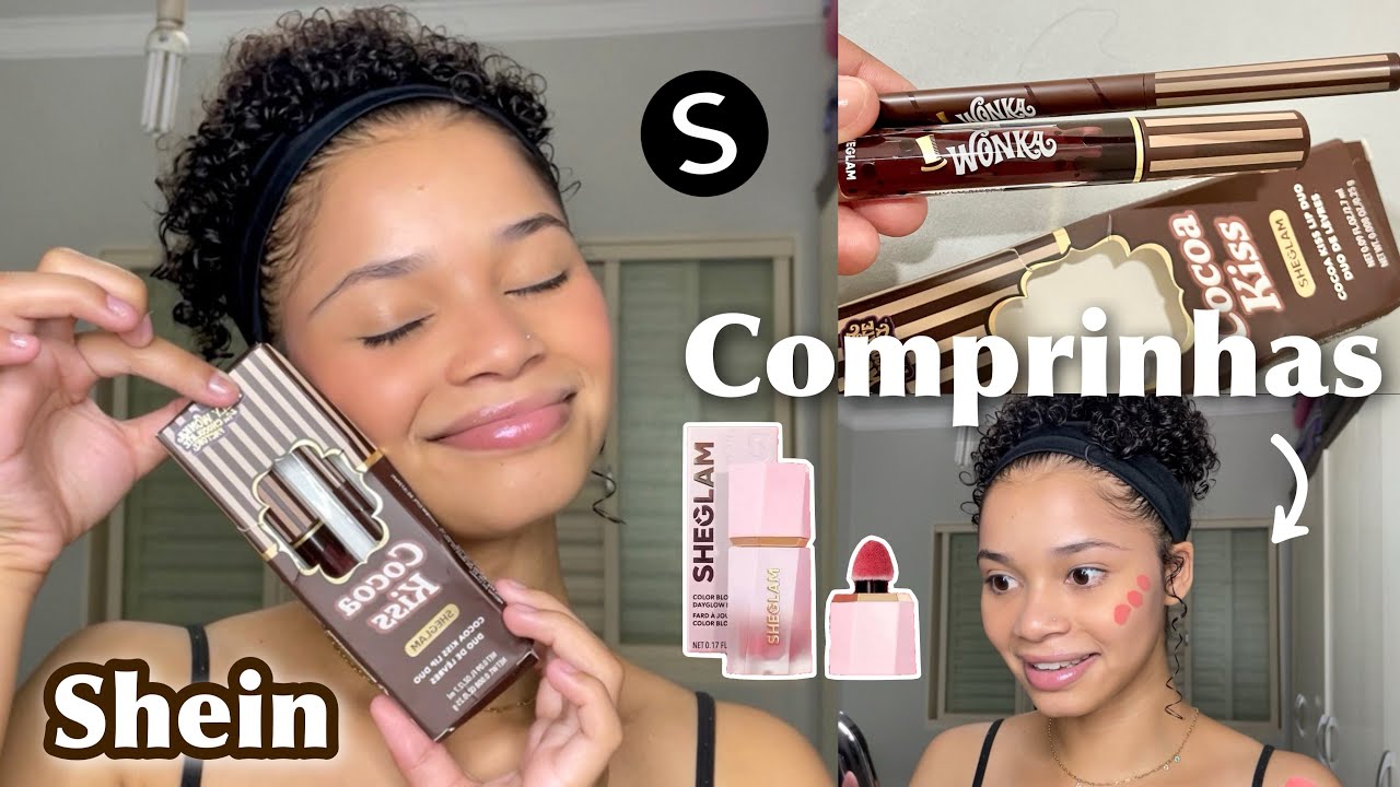 ABRINDO COMPRINHAS DA SHEIN| acessórios e maquiagem sheglam💗