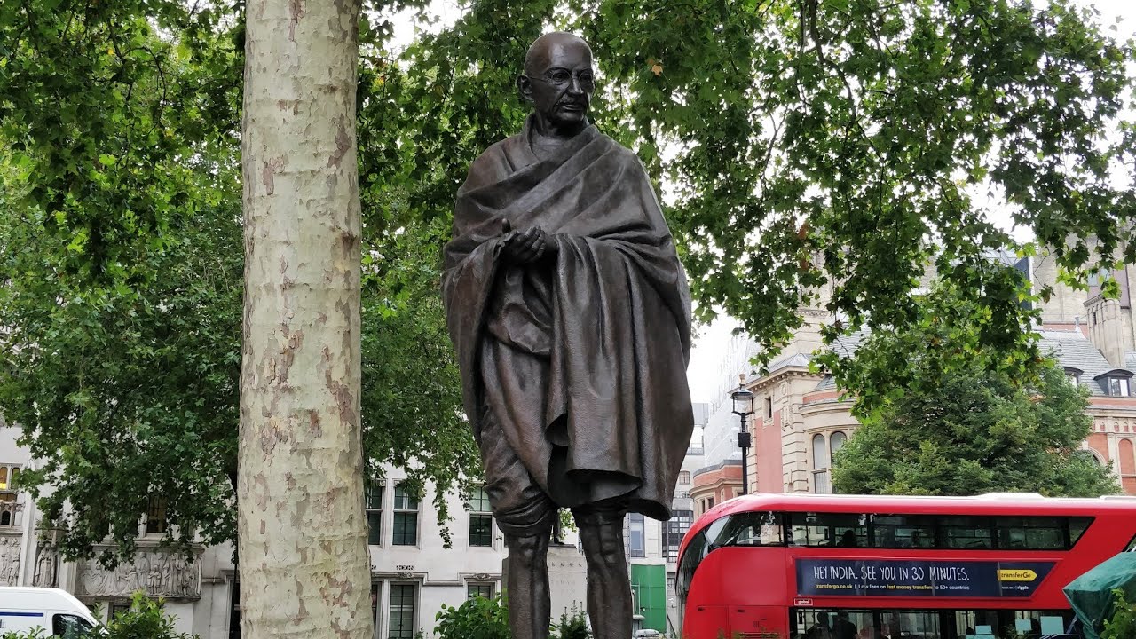 Mahatma Gandhi Statue in Westminster London