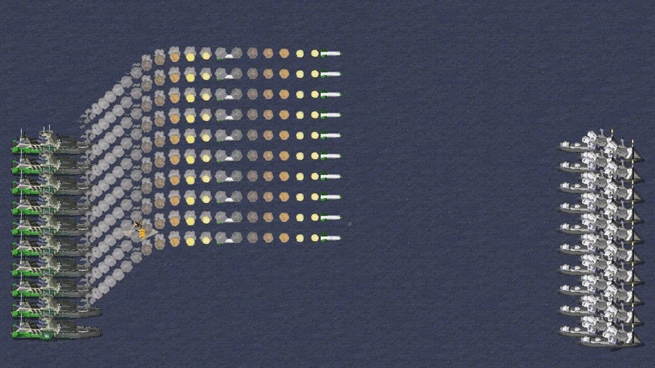 Эгида против дредноутов — одинаковая стоимость — Red Alert 2