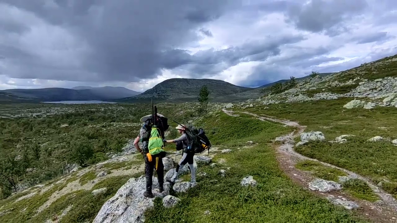 Drönarklipp från dag 2 (Grövelsjön) mot Rönsjön.