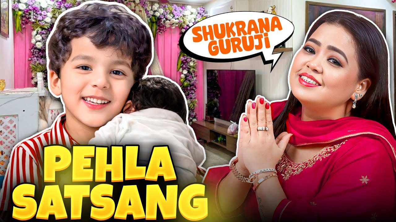 Golla Aur Kaju Ne Attend Kiya Pehla Satsang 😇 | Bharti Singh | Harssh Limbachiyaa | Golla