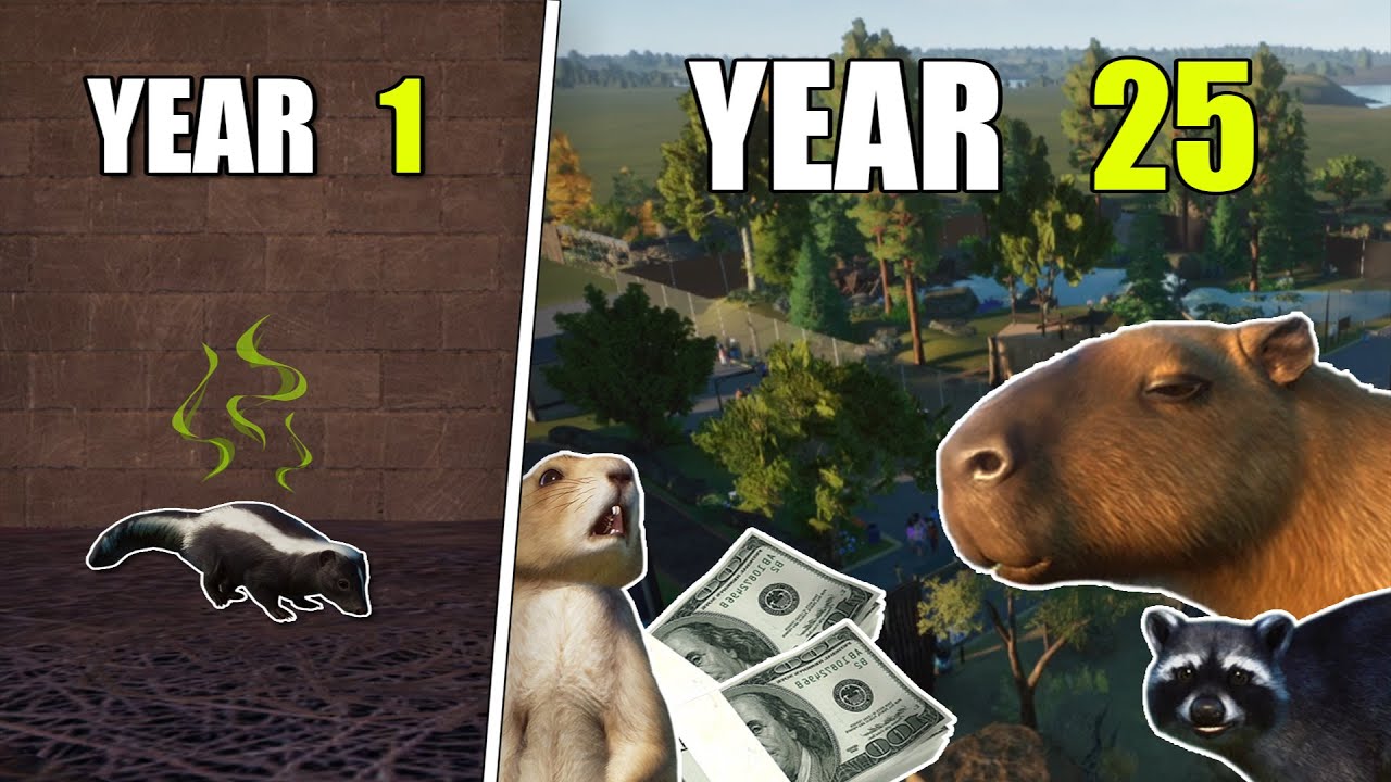 Я построил зоопарк, используя ТОЛЬКО грызунов в Planet Zoo