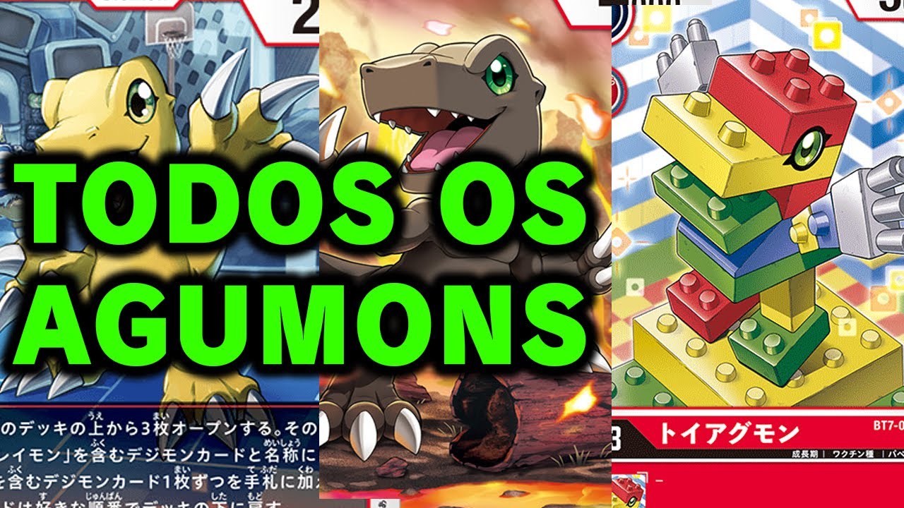 Todos os Agumons que existem! (até 2023)