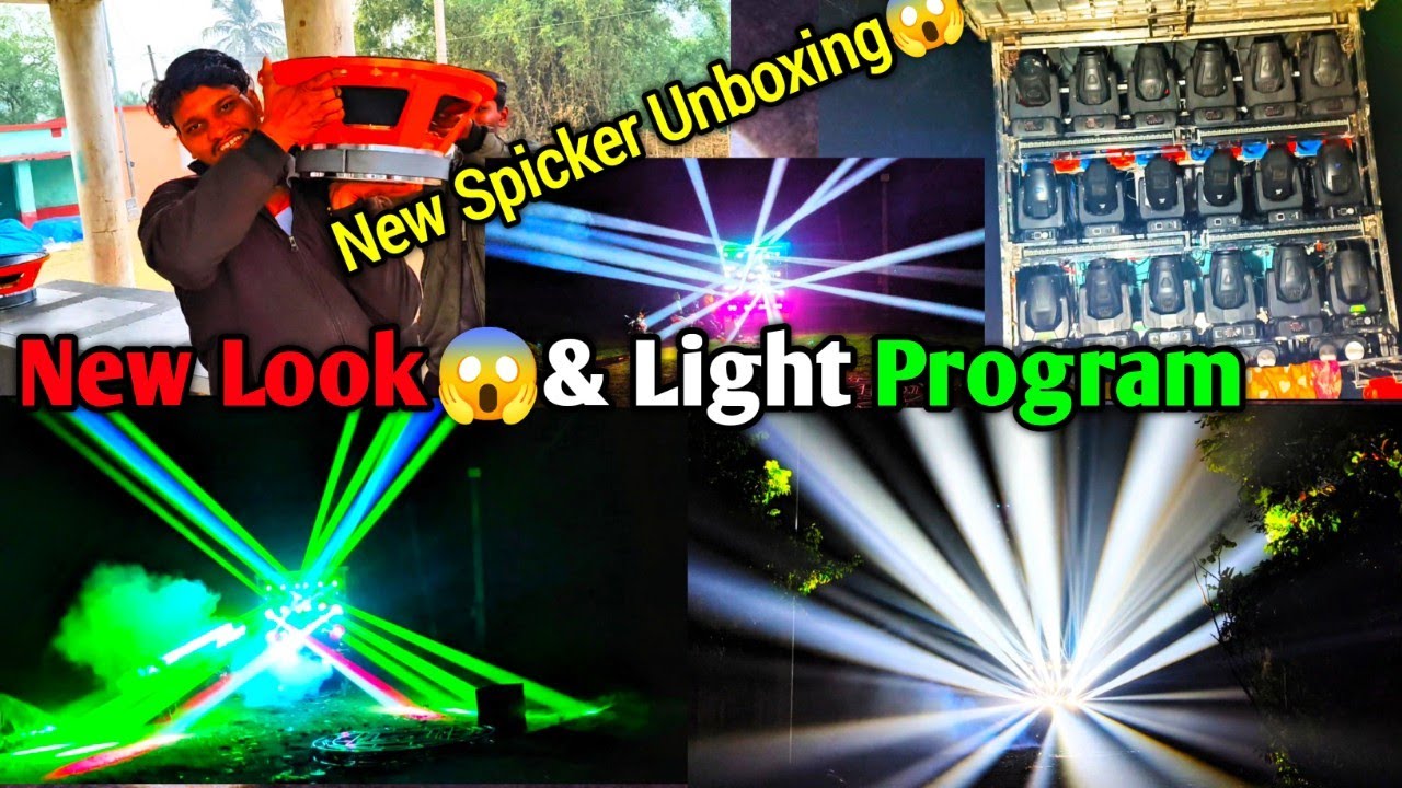 Mahakal New Look😱& Light Program & New Spicker Unboxing // Rama Sneha Vloge 