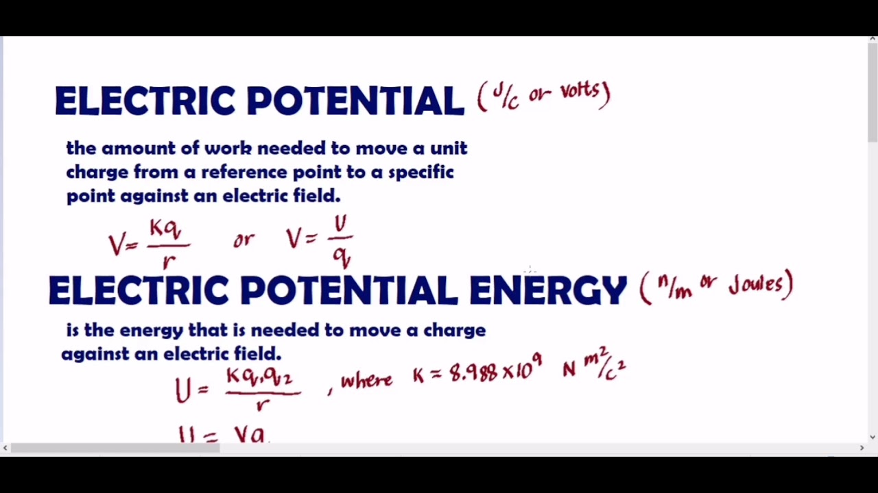 Electric Potential | Electric Potential Energy | General Physics 2.
