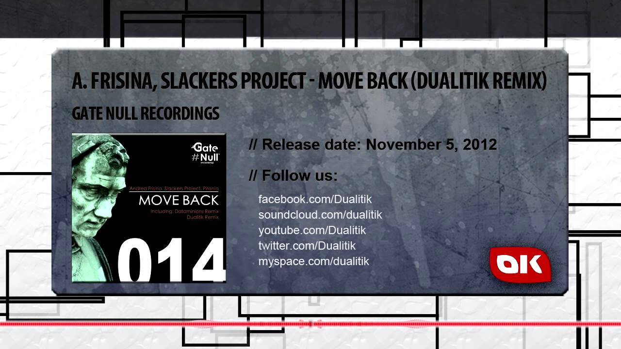 Andrea Frisina, Slackers Project, Pirania - Move Back (Dualitik Remix).[Gate Null Recordings]