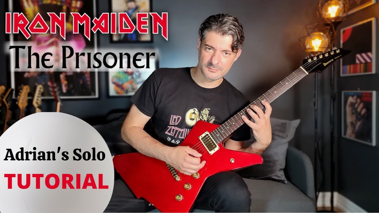 TUTORIAL - The Prisoner: How to play Adrian's Guitar Solo