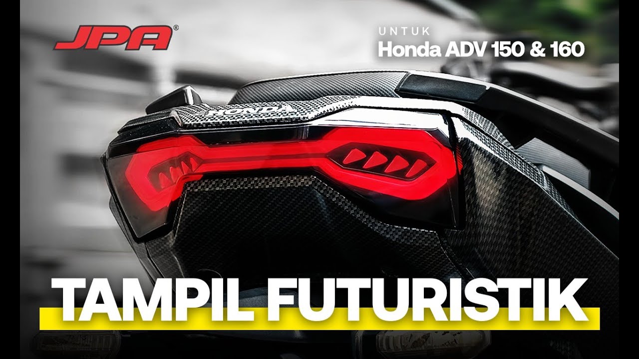 Lampu ADV Futuristik dari JPA! BEDA DARI YANG LAIN FULL LED RUNNING NYESEL KALO GAK LIAT!!