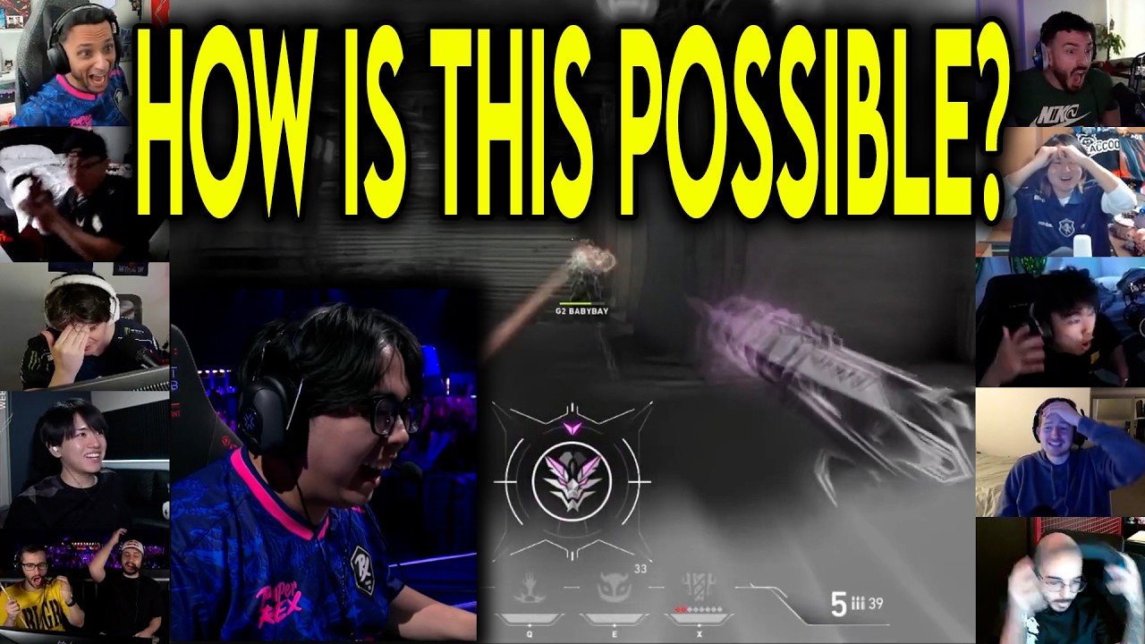 Valorant Streamers Reacts To G2 BABYBAY SHOCKING WHIFF On PRX Invy In Masters Santiago