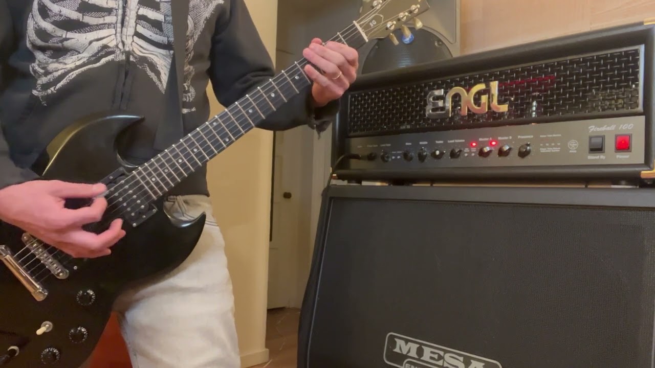 ENGL Fireball 100 through my Mesa OS Rectifier 4x12
