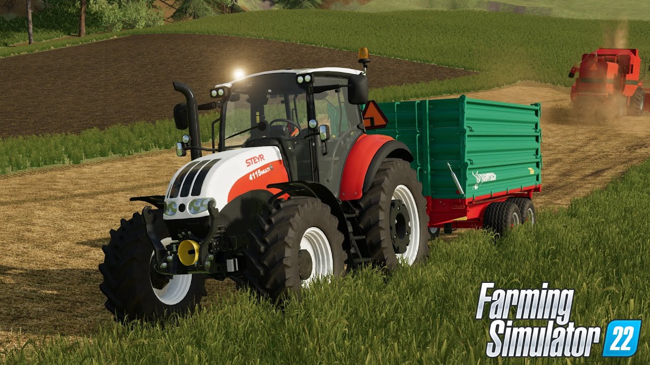 [UTH 22] Soybeans Harvest in Slovenija - Steyr MULTI 4115