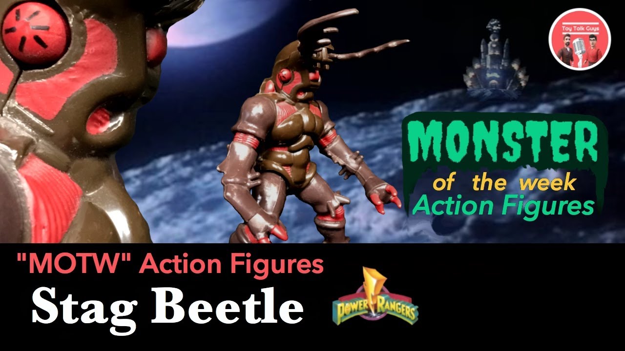 Monster of the Week Action Figures - Stag Beetle - Mighty Morphin' Power Rangers - Figure Review