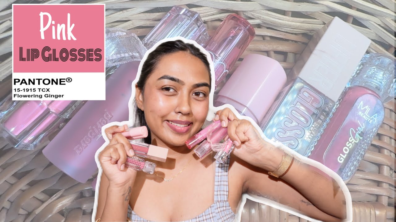 *PINK* Lip Glosses For BROWN Skin / Pigmented Lips | Pink Nude Lip Tints & Glosses For Dusky Skin