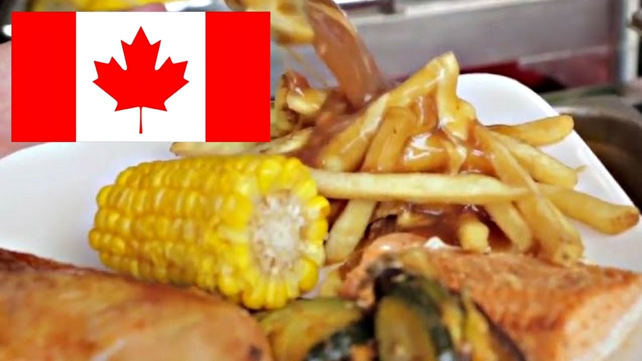 Our CANADA DAY SCHOOL LUNCH :)) Roast Chicken, Poutine, Salmon ...