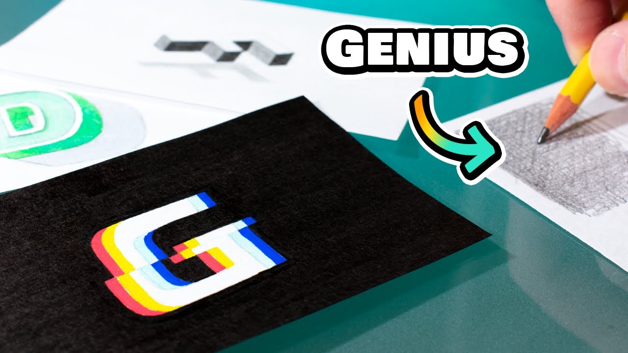 Draw 6 Letter Effects with 1 Simple Trick