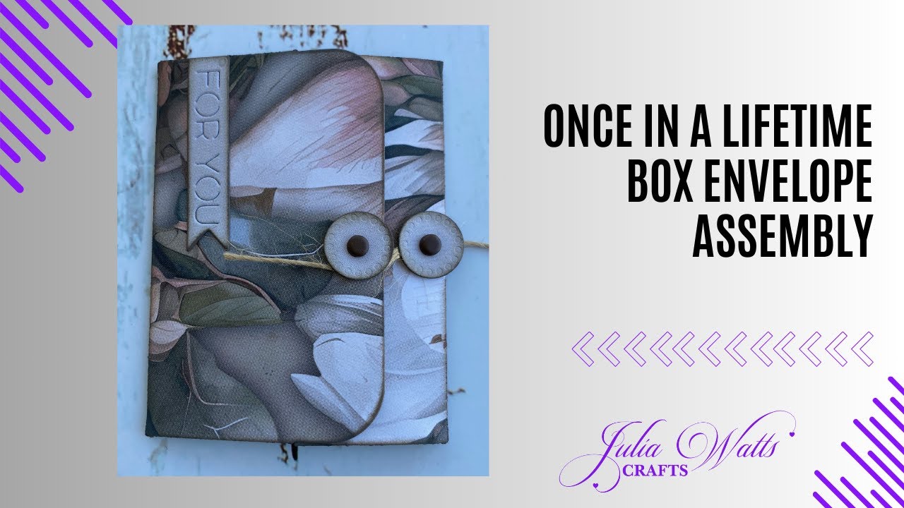Elizabeth Craft Designs - Once In A Lifetime Collection : Box Envelope