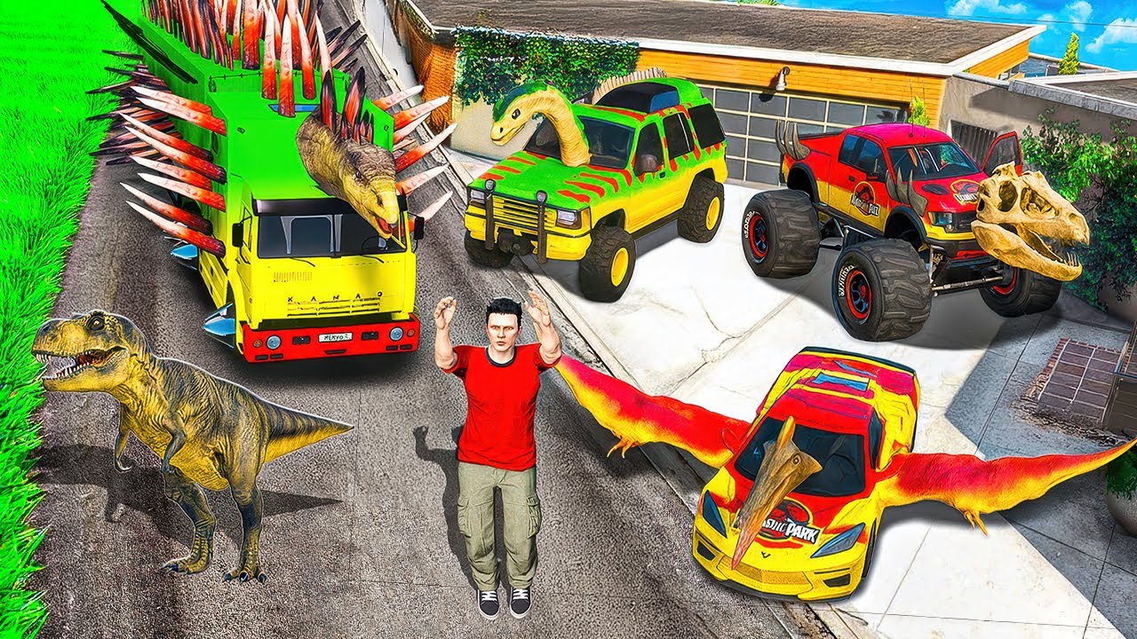 Colectez TOATE Mașinile DINOZAURILOR în GTA 5!