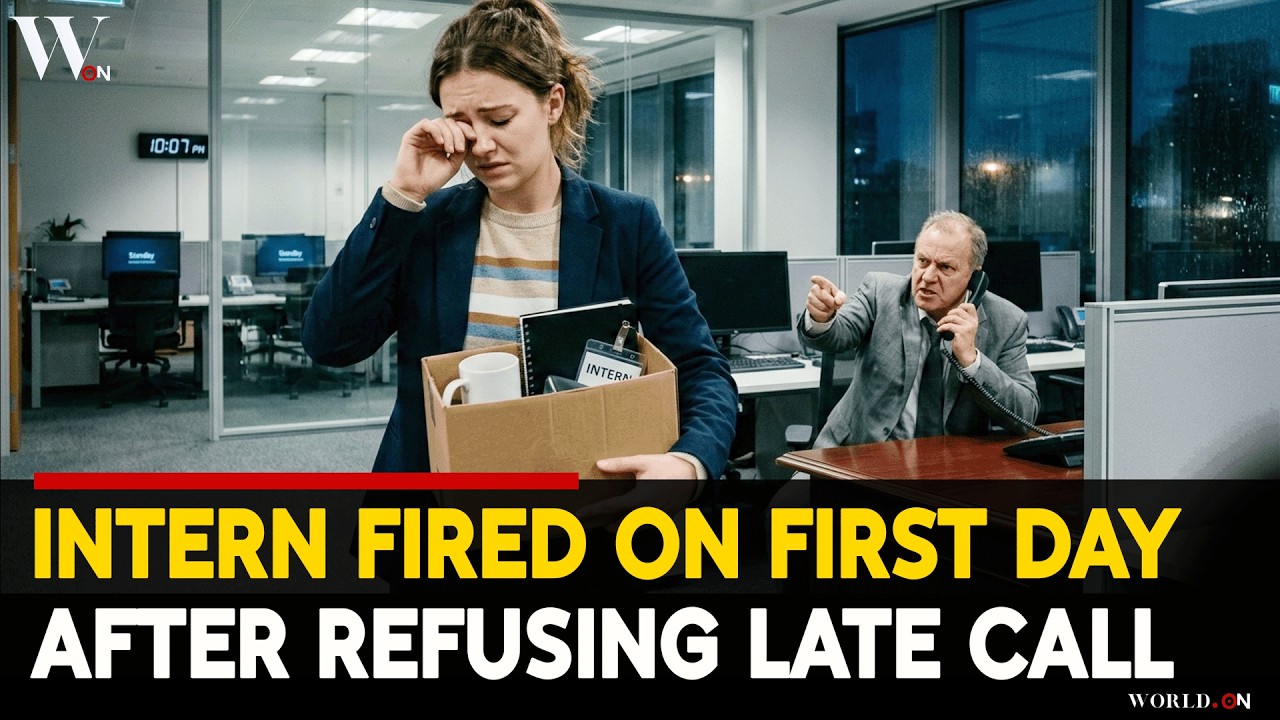 Intern Fired On First Day After Refusing Late Night Call